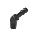 Raceworks 45DEG Barb Fitting Male NPT 1/8" to 5/16", part RWF-422-02-05BK