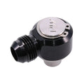 Raceworks Low-Profile Banjo Breather Adapter AN-10 SR20/RB25 NEO, part RWF-709-10-02BK