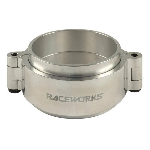Raceworks Intercooler Pipe Clamp 5.0" Polished Aluminium, part IPC-500A
