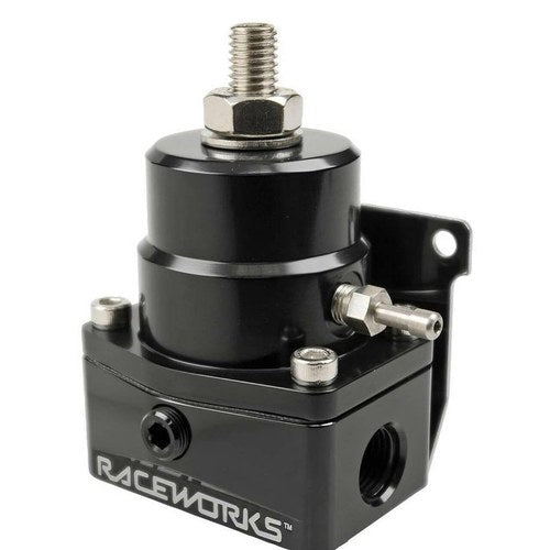 Raceworks EFI Fuel Pressure Regulator 700HP, AN-6, part FPR-501BK