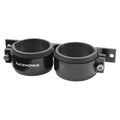 Raceworks Twin Fuel Pump Bracket 60MM Black, part ALY-003BK