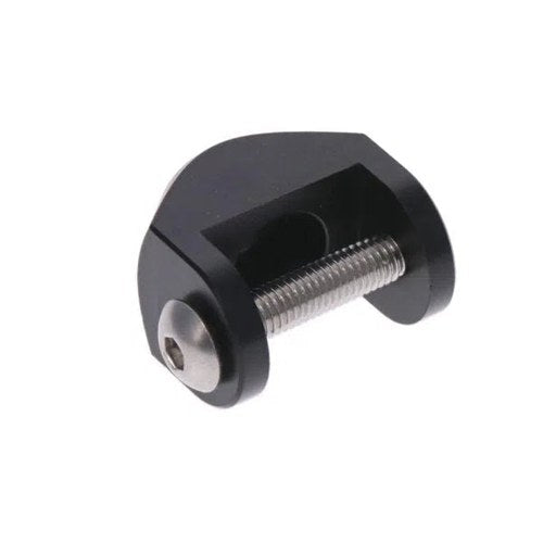 Raceworks Fuel Rail Extrusion Clevis Mount, part ALY-112BK