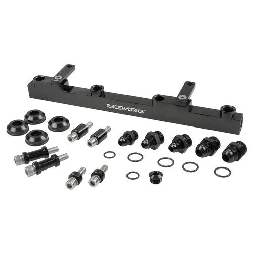 Raceworks Fuel Rail for Nissan Silvia, 180SX S13 SR20, part ALY-033BK