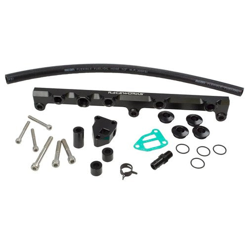 Raceworks Fuel Rail for Nissan Silvia, 200SX S14/S15, part ALY-034BK