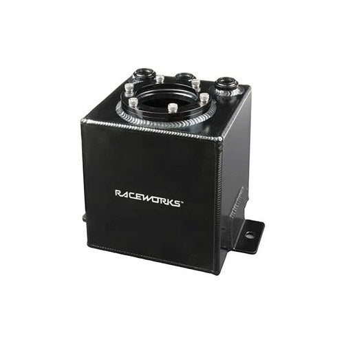 Raceworks 1.5L Fuel Surge Tank Kit for 60MM 044 Pump, part ALY-121BK