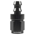 Raceworks 400 Series Pushlok Hose End, part RWF-401-04BK