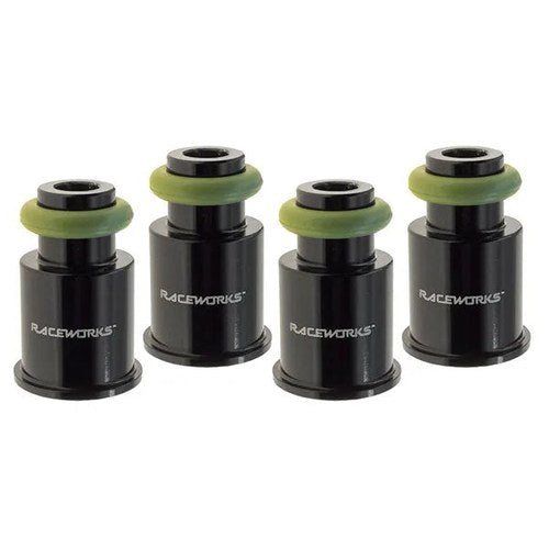 Raceworks Injector Extension 4-Pack 14MM-14MM, part ALY-106BK-4