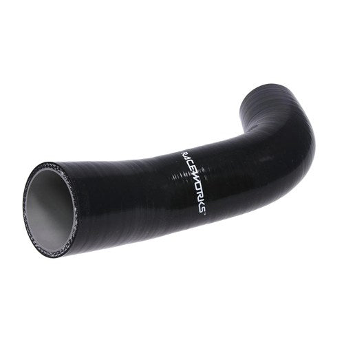 Raceworks Silicone Hot-Side Intercooler Hose for Triton 2.4L MQ-MR, fits Mitsubishi, part SHI-006