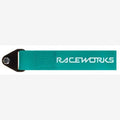 Raceworks Teal Tow Strap 250mm, part VPR-021TL