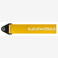 Raceworks Yellow Tow Strap 250mm, part VPR-021YL