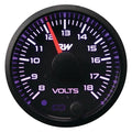 Raceworks Electronic Voltmeter Gauge Kit 52mm, part VPR-305