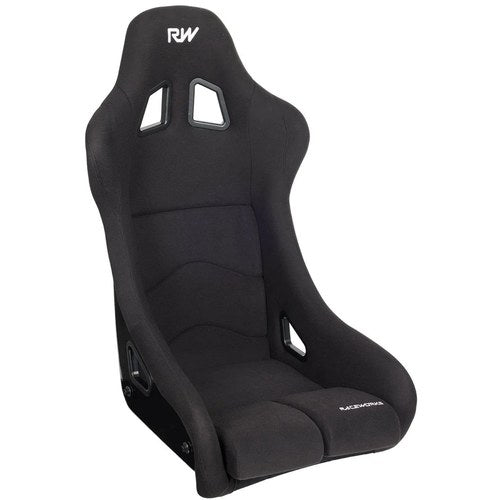 Raceworks Fibreglass Motorsport Seat Medium Black, part VPR-402-M