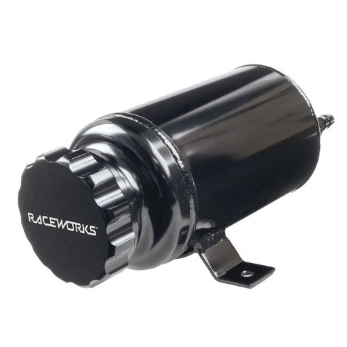 Raceworks Radiator Overflow Tank 1L Black, part ALY-070BK
