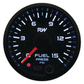 Raceworks Carby Fuel Pressure Gauge 0-15PSI, part VPR-311