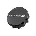 Raceworks Large Radiator Cover and Cap 1.1Bar Black, part ALY-067BK
