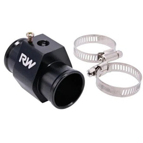 Raceworks 34mm Radiator Hose Temperature Adapter, part ALY-214-34MM