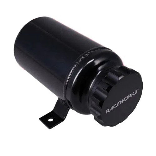 Raceworks 1L Round Washer Tank with Pump, part ALY-222BK