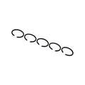 Febest Retaining Ring Set of 5 for Chrysler and Mitsubishi | CC-2-28X2-PCS5