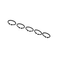 Febest Retaining Ring Set of 5 for Volvo | CC-4-48X2-PCS5