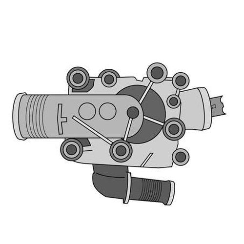 Tridon Thermostat Housing and Sensor for Citroen, part TT618-195
