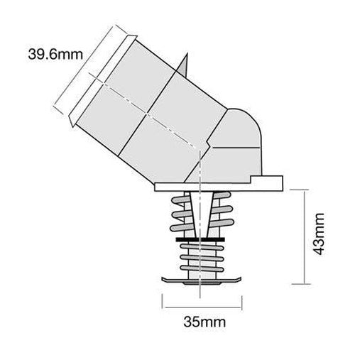 Tridon Thermostat with Housing for Holden LS1, part TT379-180P