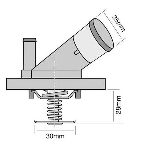 Tridon Thermostat with Housing for Nissan, part TT391-170P